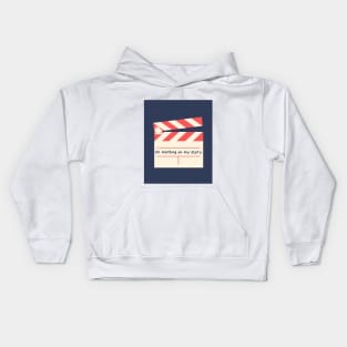 Working on my own story Kids Hoodie